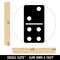Dominoes Game Tile Self-Inking Rubber Stamp for Stamping Crafting Planners